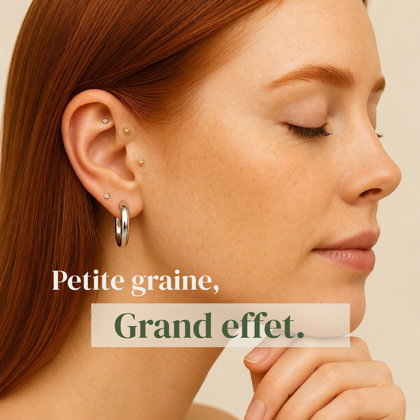 Graines auriculaires Kit Découverte : apaiser le stress, mieux dormir, se recentrer & plus - 40 graines auriculaires + Protocoles Équilibre Global
