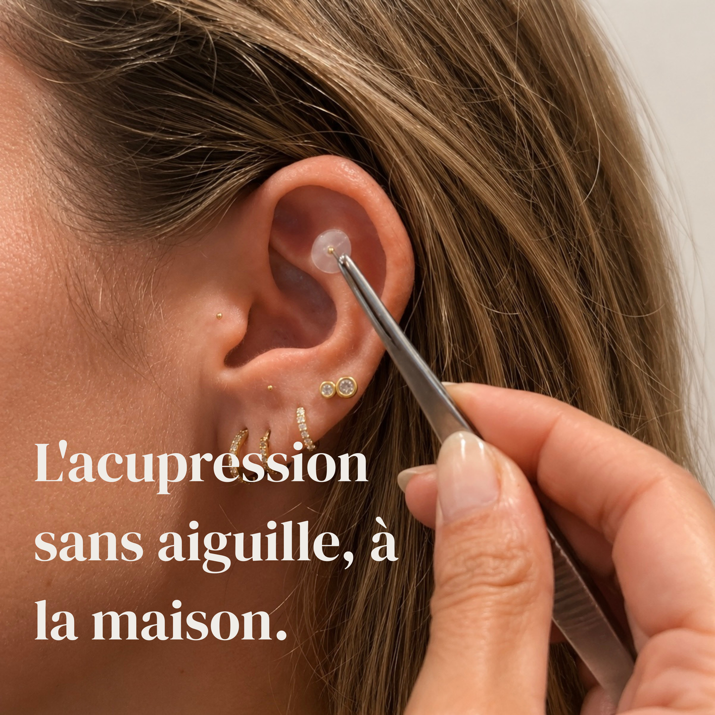 Graines auriculaires Kit Découverte : apaiser le stress, mieux dormir, se recentrer & plus - 40 graines auriculaires + Protocoles Équilibre Global