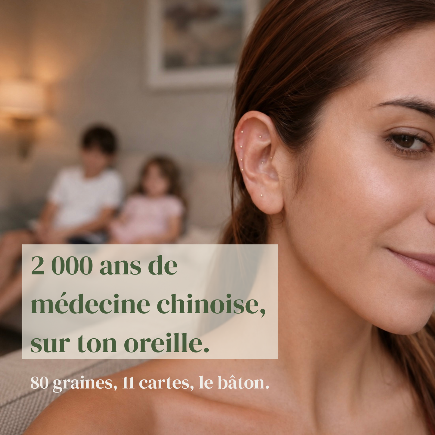 Bundle complet de graines auriculaires Ora Healing - ear seeds et bâton d'acupression