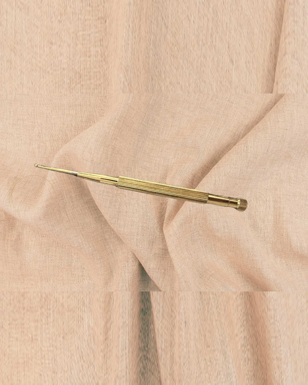 Baton Acupression Pro Ora - sonde rétractable laiton doré